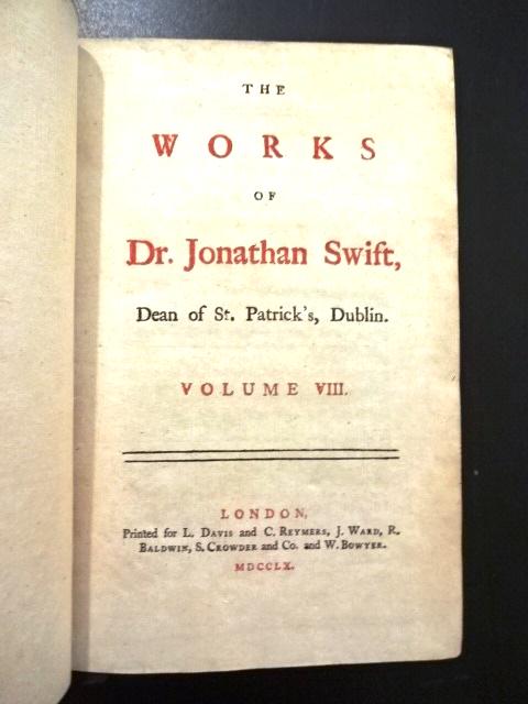 1760 Works of Dr Jonathan Swift The Examiner (1 of 3)