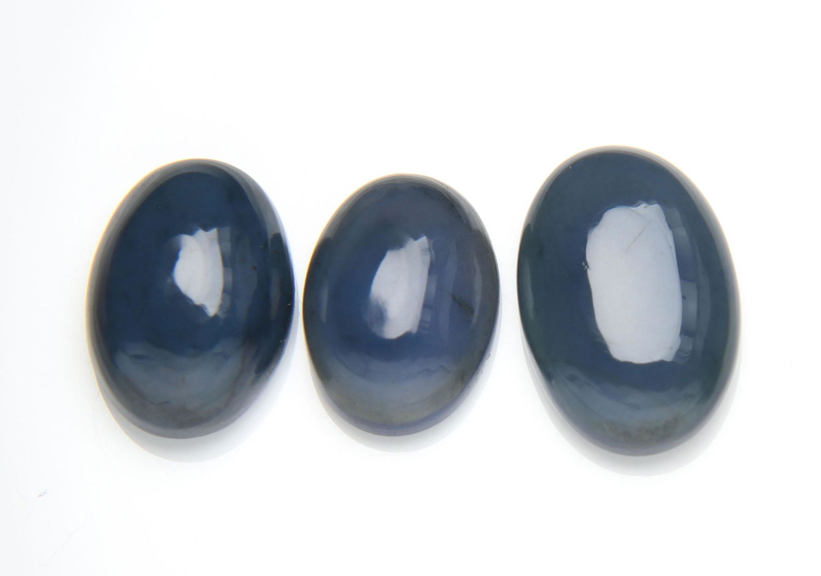 3.80 Cts Natural Ethiopian Blue Opal Set (1 of 3)