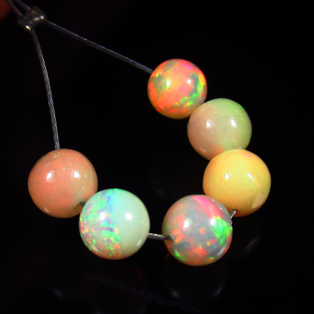 Natural Multicolor Opal Beads - 2.31 Ct (1 of 2)