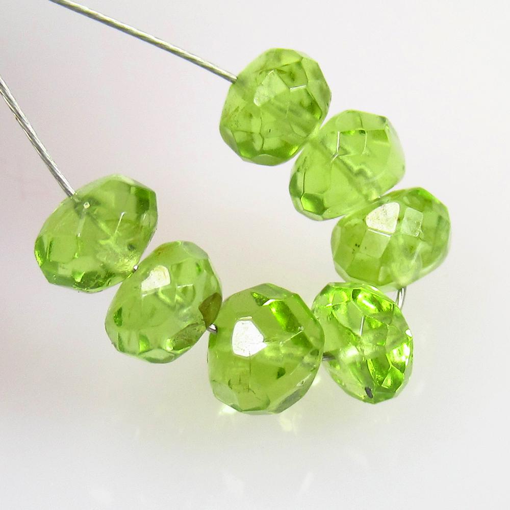 4.46 Ctw Natural 7 Pakistan Peridot Drilled Round Beads: No Reserve! Title: 4.46 Ctw Natural 7 Pakistan Peridot Drilled Round Beads Stone Clarity: Transparent Gemstones: Natural Peridot Beads Carat Weights: 4.46 Size/Dimensions: 4.40 to 4.90 mm / 7 PC's Add