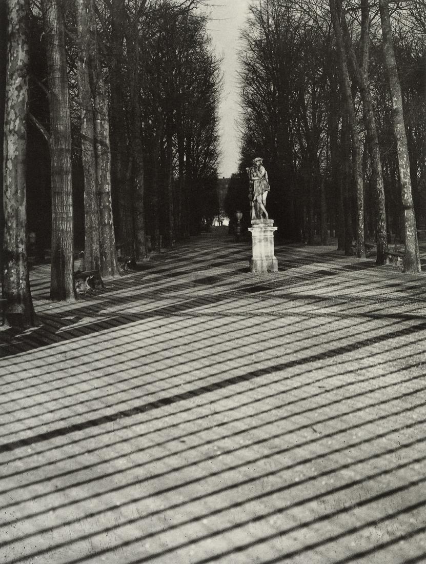 BRASSAI - Les Ombres Des Grilles, 1930-32: Artist: Brassai Title: Les Ombres Des Grilles Du Jardin Du Luxembourg, Paris, 1930-32 Medium: Photo Litho, 1993, Spain Dimensions: 6.65x8.85" Desciption: Heat Wax Mounted on 8.5x11" Conservation Board