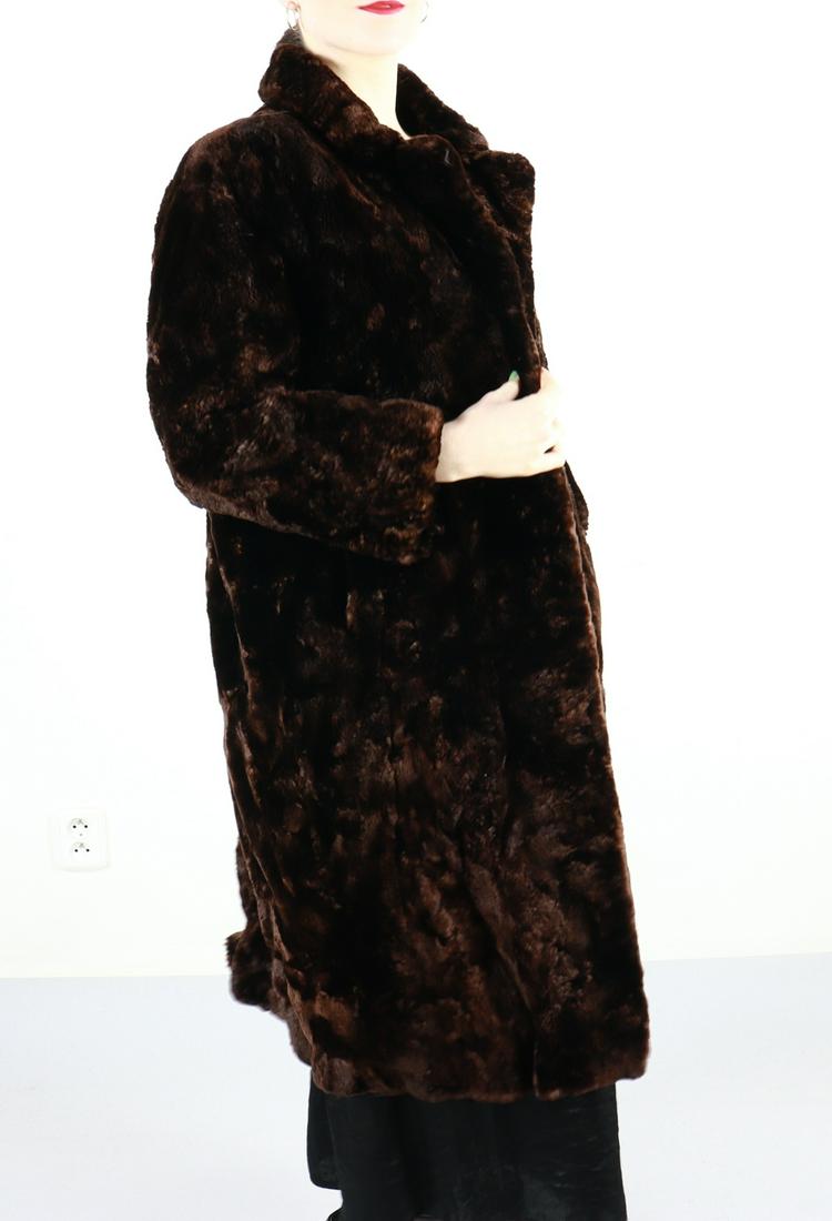 SHEARED BEAVER FUR COAT EU: L ; US: 14 (1 of 9)