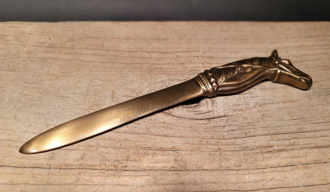Brass Horse letter opener Equestrian Desk Collectible (1 of 13)