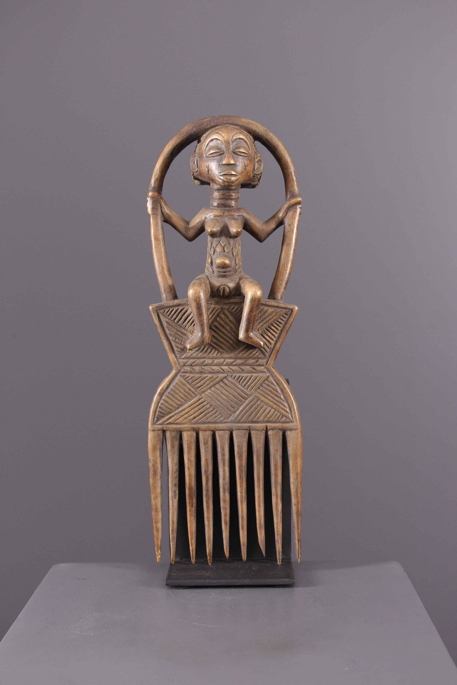 Chokwe comb - Angola - African Art Tribal Art (1 of 8)
