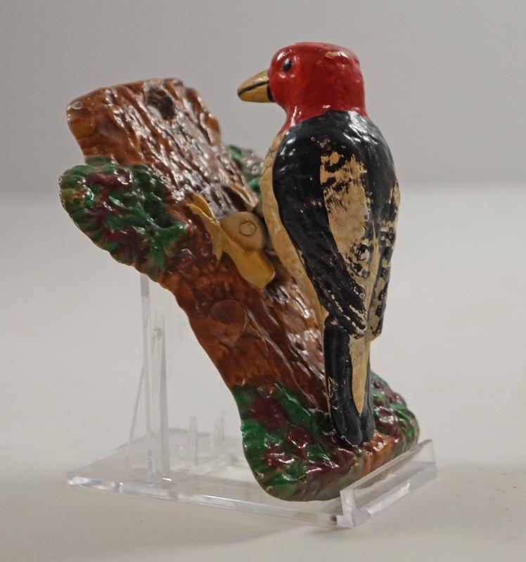 Red Headed Woodpecker Cast Iron Hubley Doorknocker (1 of 4)