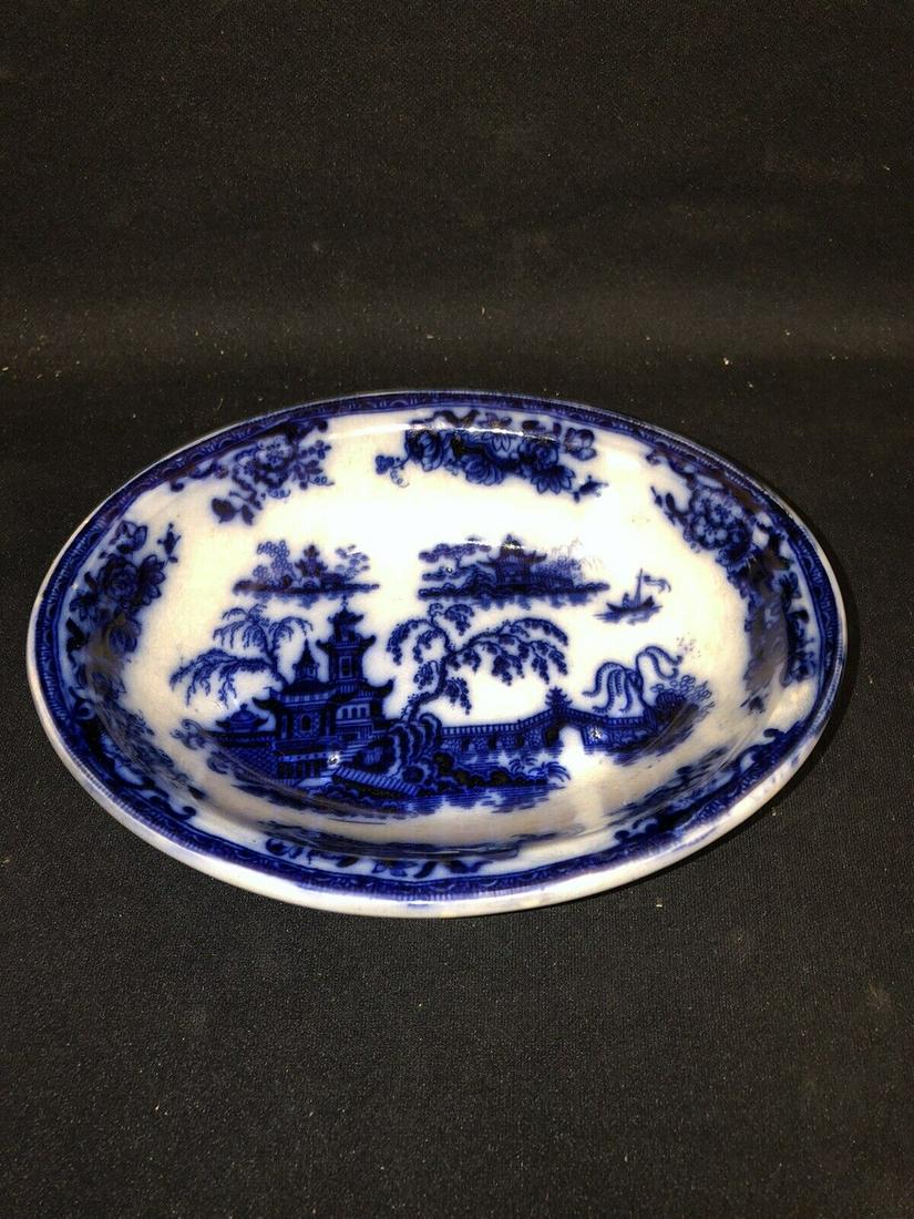 Pelew Flow Blue Open Vegetable Bowl (1 of 3)