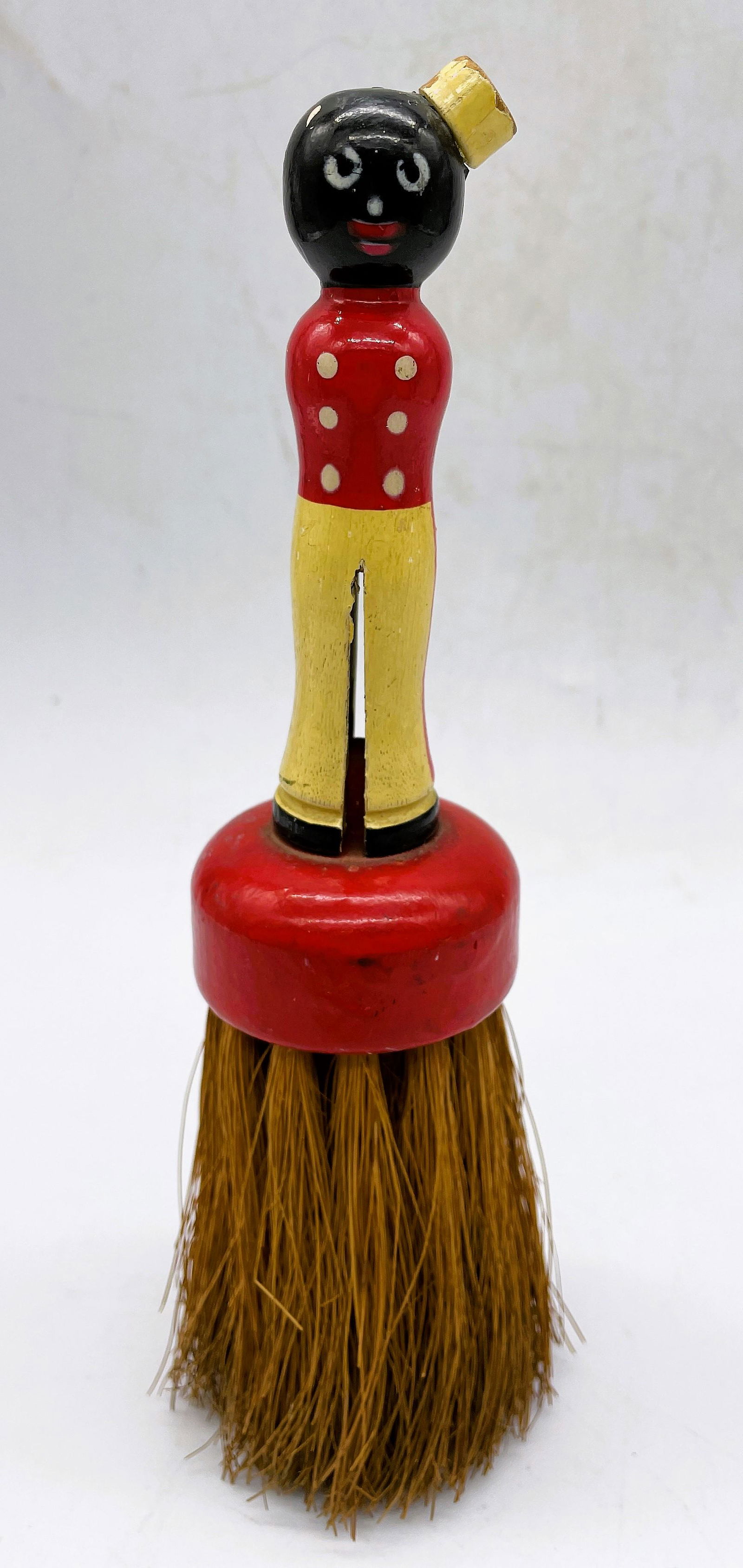 Primitive Folk Art Bellhop Clothes Pin Whisk Broom (1 of 9)