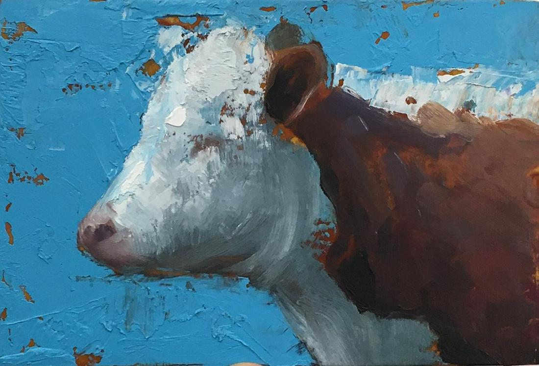 Midwest Periphery 2 Contemporary Original Realist Oil Painting by Nicolas V. Sanchez (1 of 2)