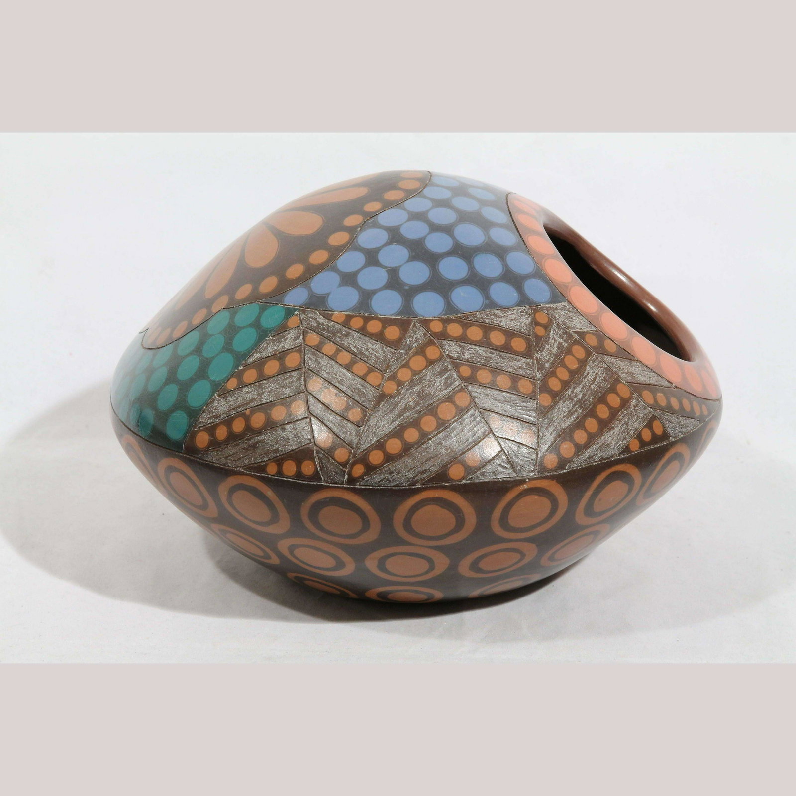 Ceramic Vase/Jar/Vessel Ventura Hernandez Benitz Pottery Mexico Flower (1 of 6)