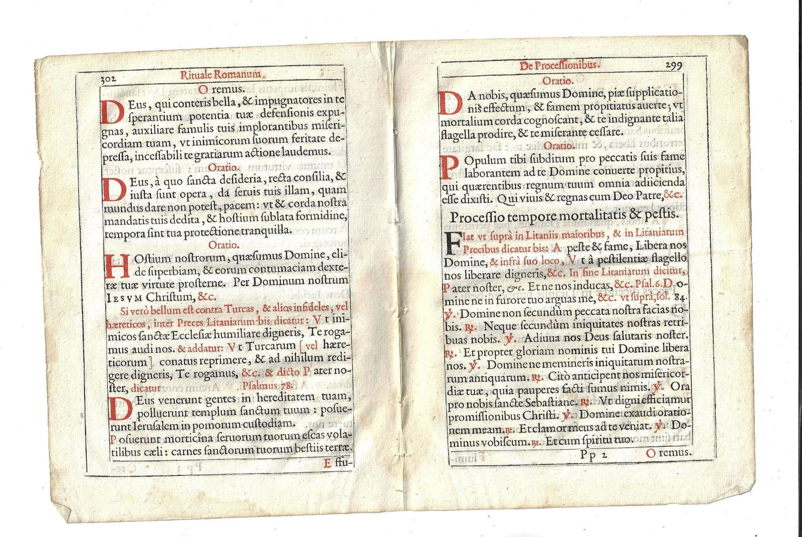 1611 Bifolium Roman Catholic Rituals (1 of 2)