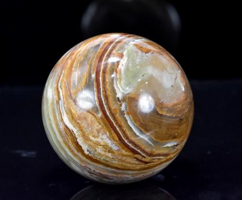 1312 Gram Beautiful Onyx Calcite Sphere (1 of 4)