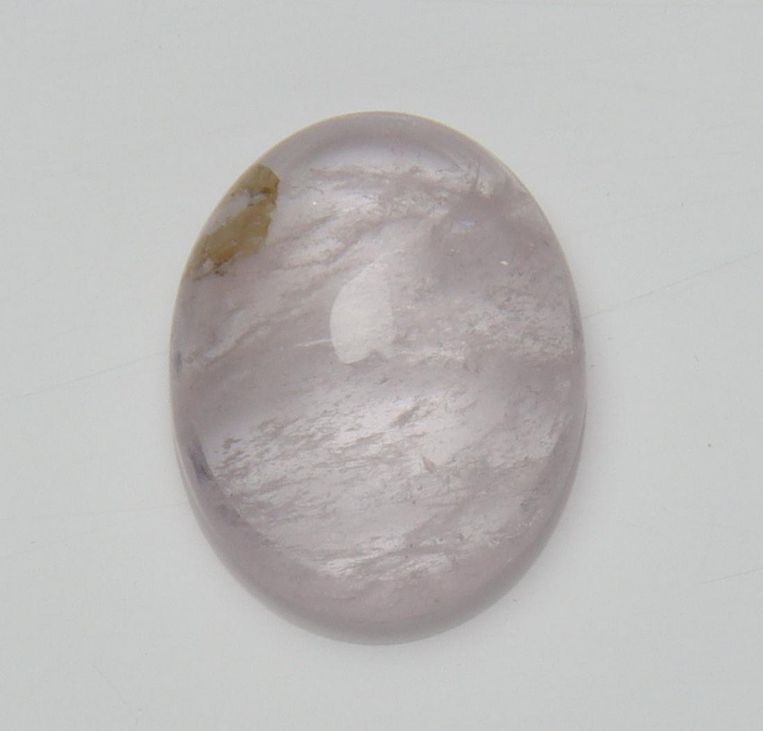 2.36 cts Natural Morganite: No Reserve! Title: 2.36 cts Natural Morganite Description: Gemstone : Natural Morganite Shape and Cut : Oval Cabochan Weight : 2.36 carats Measurements : 10x8 mm, Color : Peach Transparency : Transpar
