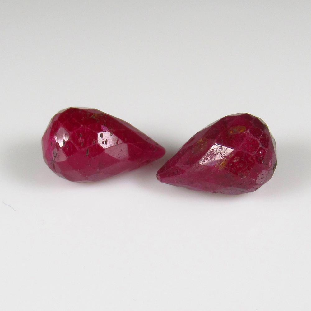 Natural Red Ruby Beads - 8.78 Ct (1 of 2)