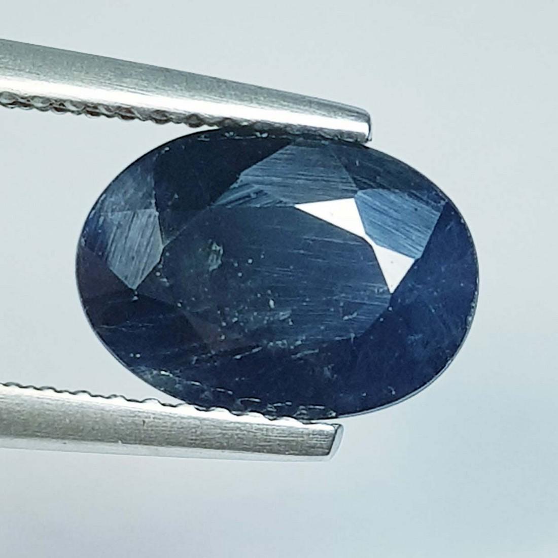 3.01 ctz " Fine Collection" Natural Blue Sapphire: No Reserve! Title:3.01 ctz " Fine Collection" Natural Blue Sapphire Color/Clarity:Blue / VS Gemstones:Sapphire Carat Weights:3.01 Size/Dimensions:10.20 x 7.30 x 4.50 Additional Information:Oval / Burm