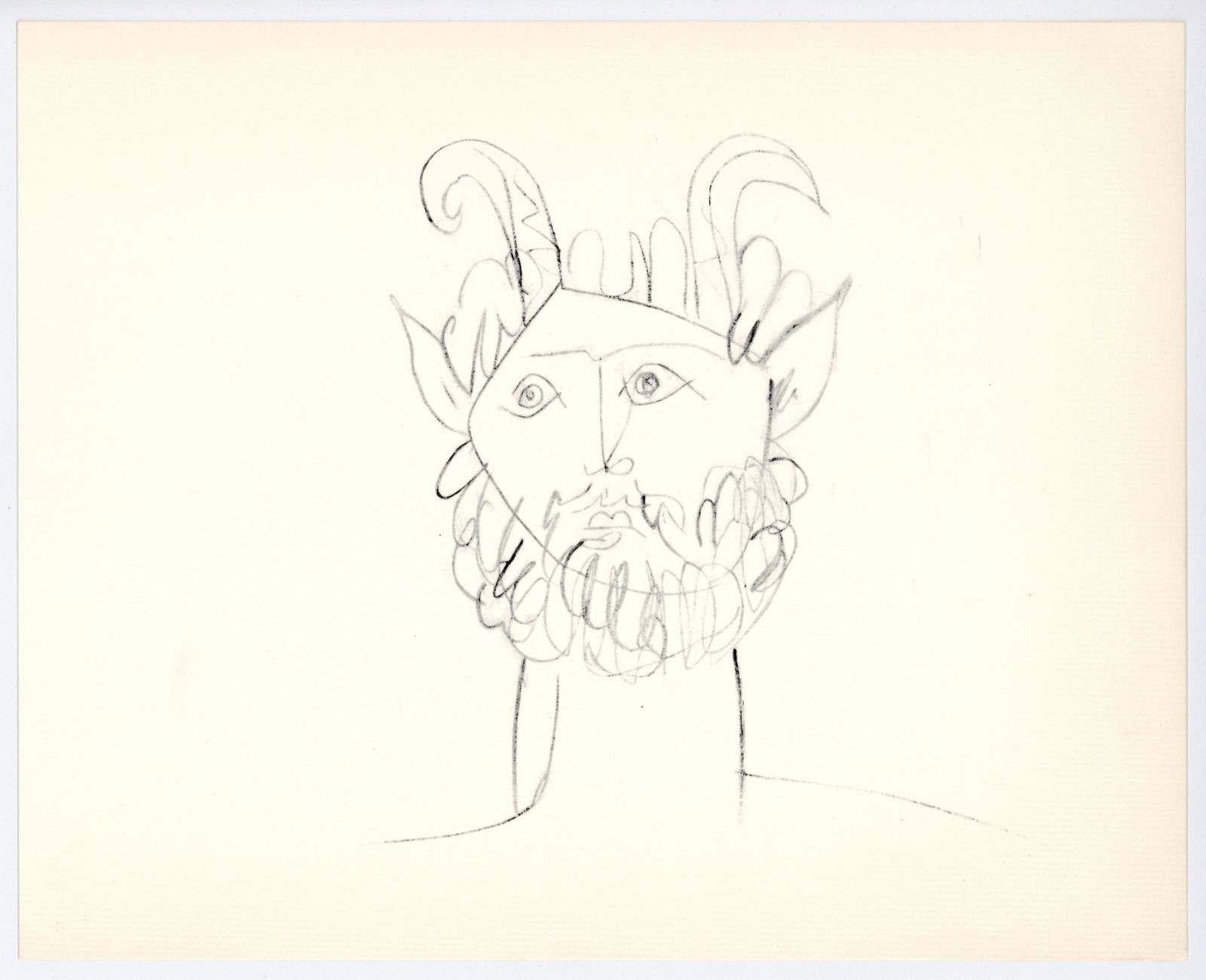 Pablo Picasso | Mythological Drawing, Antibes (1 of 1)