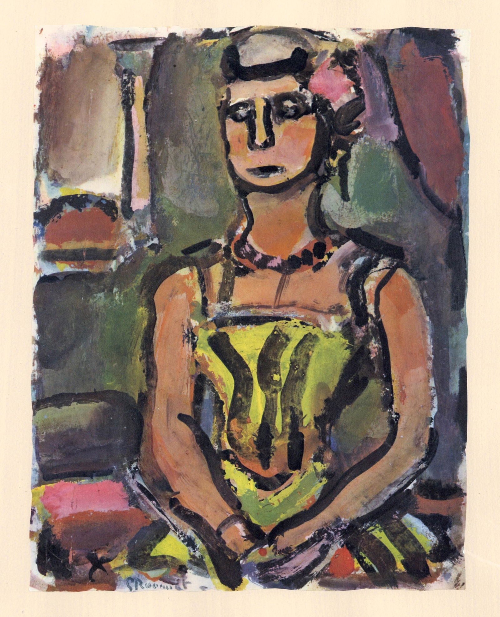 Georges Rouault lithograph "Madame Yxe" (1 of 1)
