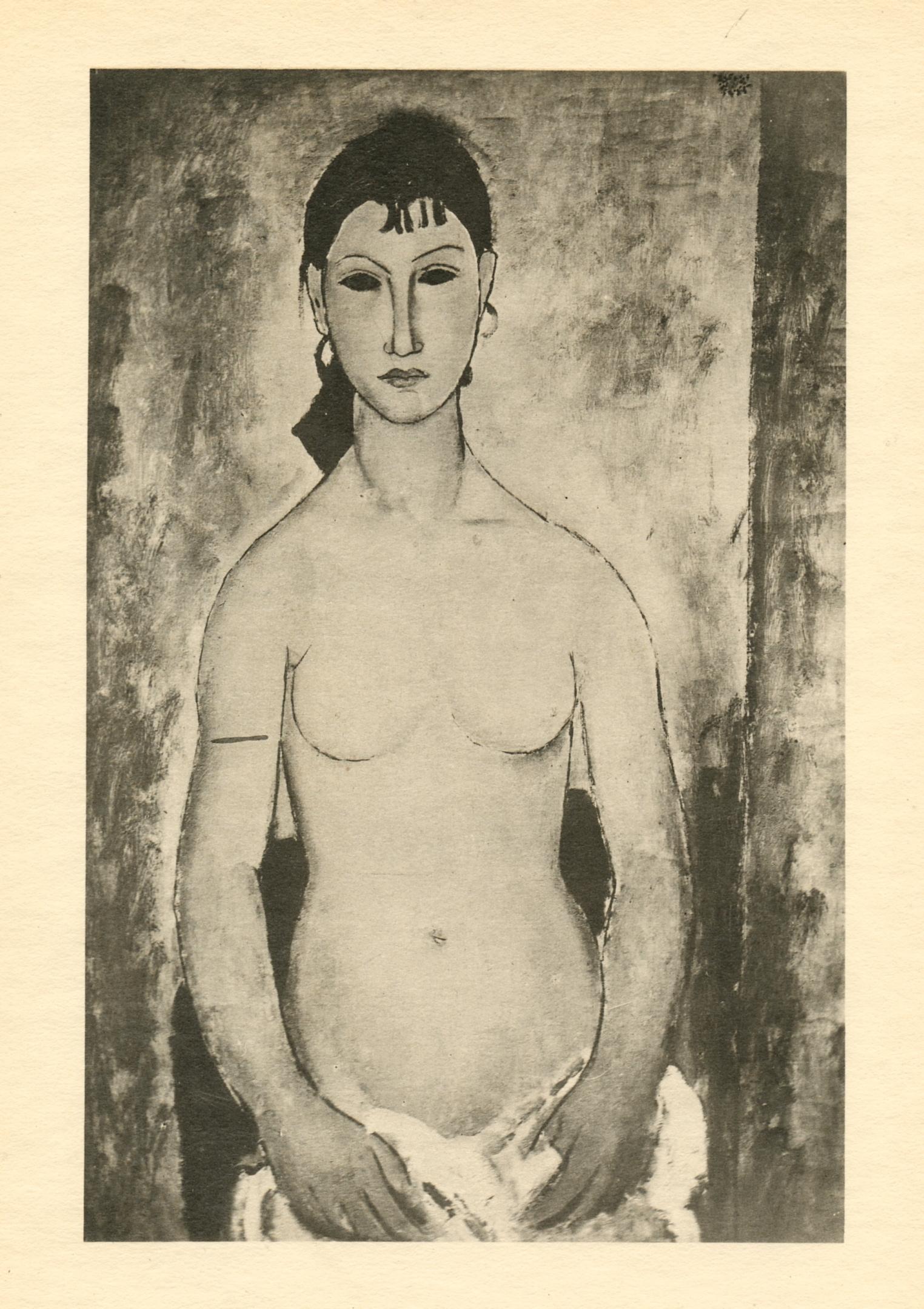 Amedeo Modigliani "Elvira": Medium: collotype (after the painting). Printed in 1926 at the Leon Marotte atelier and published in an edition of 1000 by Editions des Quatre Chemins. Image size: 8 x 5 1/4 inches (203 x 133 mm). She