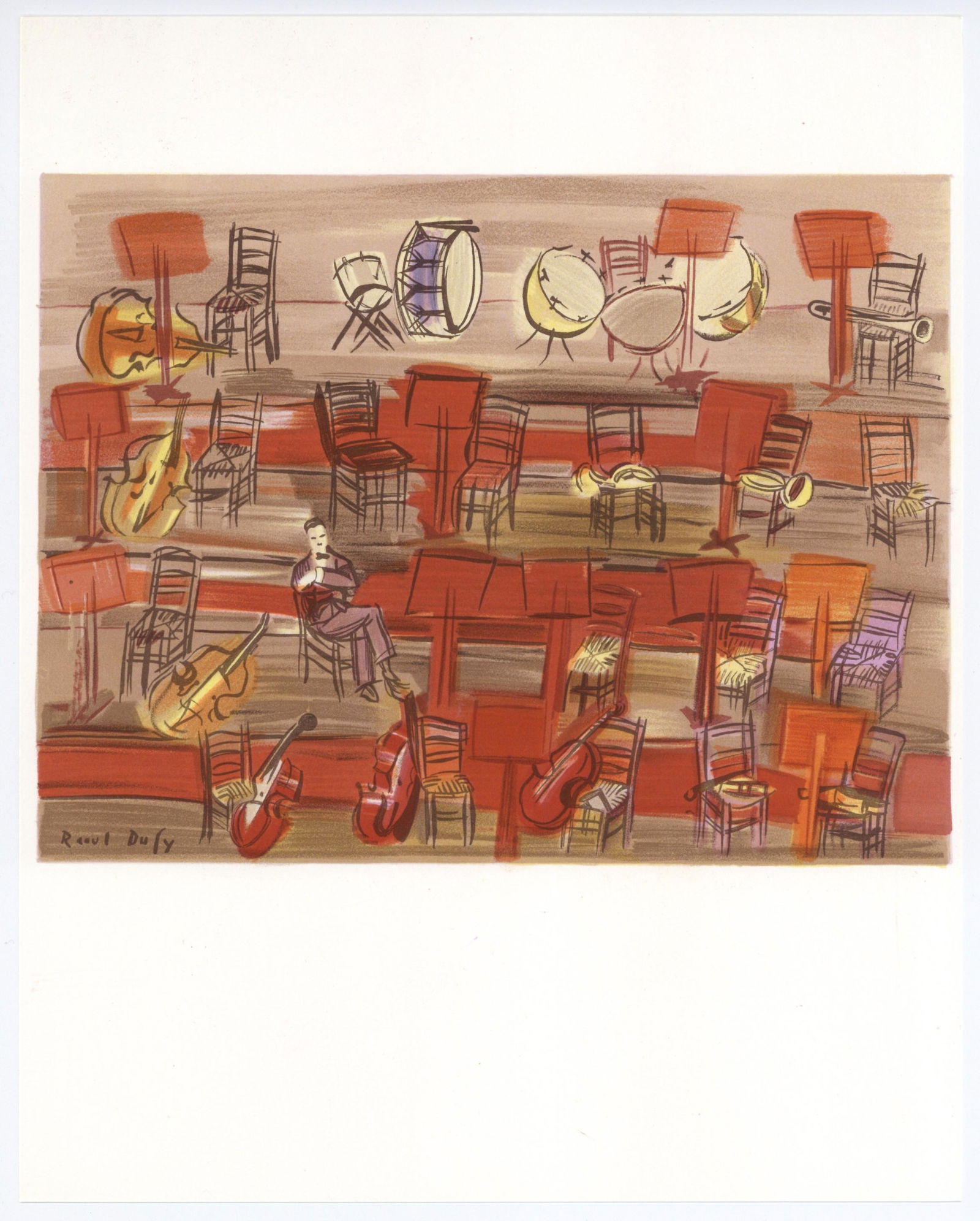 Raoul Dufy lithograph "L'Entracte" (1 of 1)