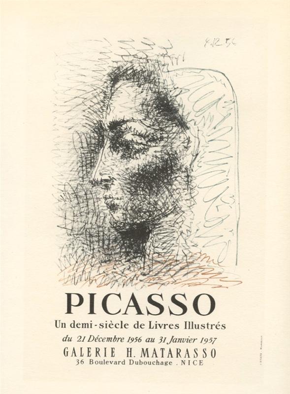 Pablo Picasso lithograph poster "Demi-Siecle de Livres" (1 of 1)