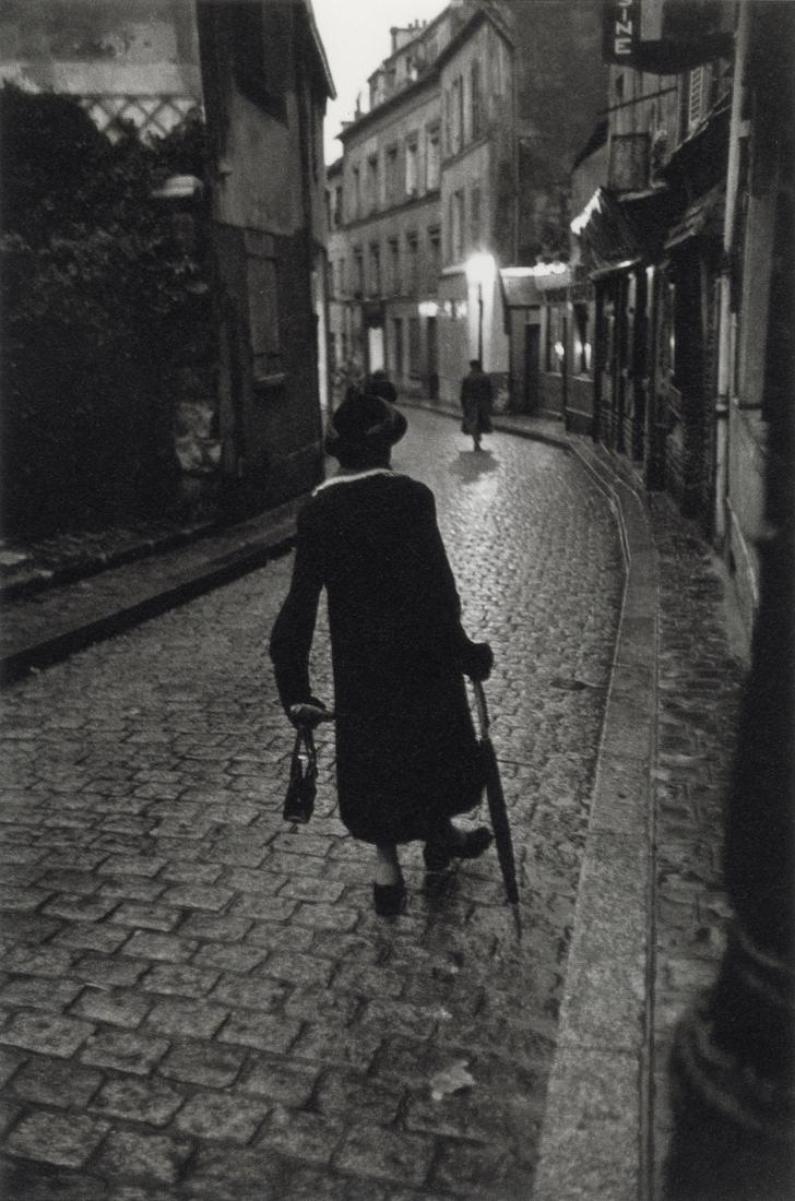 BRUCE DAVIDSON - The Widow of Montmarte, 1956: Artist: Bruce Davidson Title: The Widow of Montmarte, 1956 Medium: Photo Litho, 2009, Germany Dimensions: 6.1x9.15" Description: Heat Wax Mounted on 8.5x11" Conservation Board Artist Bio: Bruce Davids
