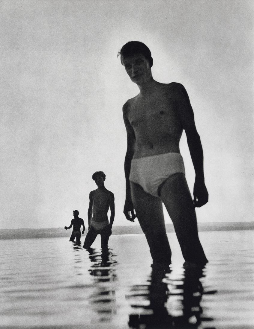 HERBERT LIST - Ammersee, Germany, 1950: Artist: Herbert List Title: Ammersee, Germany, 1950 Medium: Sheet Fed Gravure, 1988, Japan Dimensions: 8x10.35" Description: Heat Wax Mounted on 11x14" Conservation Board Artist Bio: Herbert List was