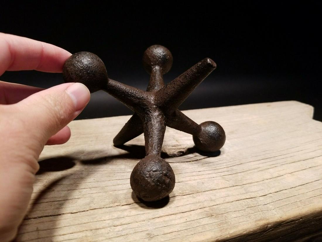 Cast Iron Small Jack Statue Bookend Door Stop Paperweight (1 of 12)