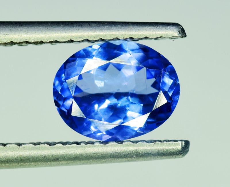 Tanzanite, 1.90 CT Top Quality Natural blue Tanzanite Gemstone: Dimensions (mm) 9 x 7 x 4mm Weight (carats) 1.9 carats Colors Type Faceted Treatment No Treatment Tanzanite rates a 6.5 on the hardness scale and has vitreous luster. The typical color
