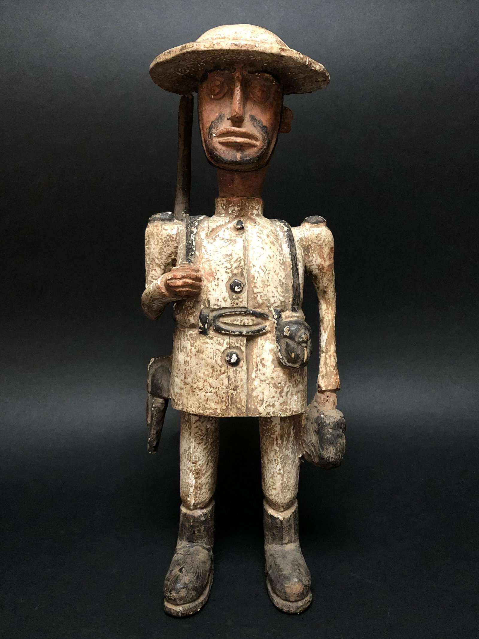 Large Colon figure - Wood - Baule - Ivory Coast (1 of 12)