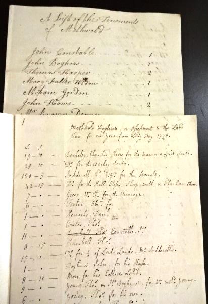 1770 Two English Manor Assessments Methwold (1 of 4)