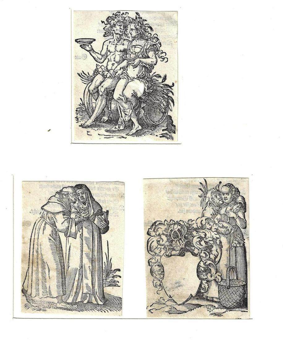Three 16th C Engraving Jost Amman (1 of 1)