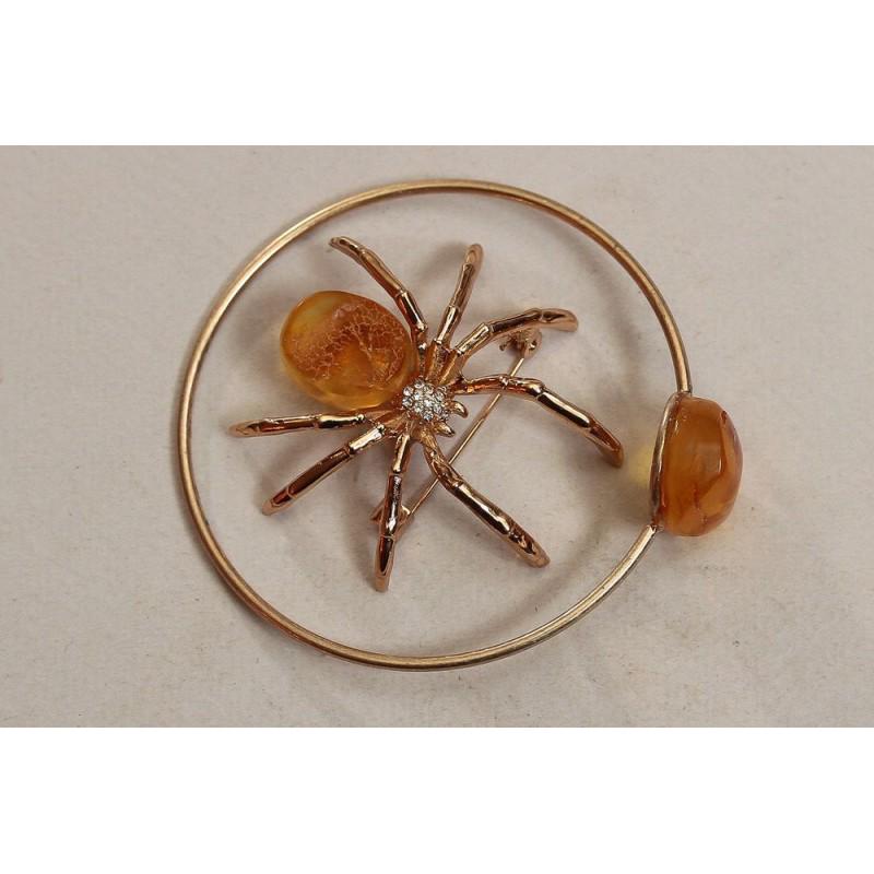 21g Natural Baltic amber brooch spider and bracelet (1 of 20)