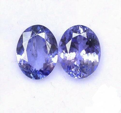 Pair of Tanzanite Unheated Oval Cut: No Reserve! Title: Pair of Tanzanite Unheated Oval Cut Gemstones: Tanzanite Carat Weights: 0,35 approx. Size/Dimensions: 4 x 3 mm Additional Information: Natural Tanzanite Unheated. Transparent with l