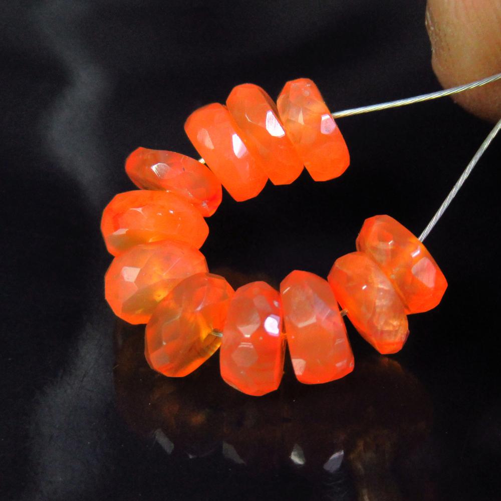 8.33 Ctw Natural 11 Orange Carnelian Round Beads: No Reserve! Title: 8.33 Ctw Natural 11 Orange Carnelian Round Beads Stone Clarity: Semi-Transparent Gemstones: Natural Carnelian Beads Carat Weights: 8.33 Size/Dimensions: 5.80 - 6.20 mm / 11 P'cs Add
