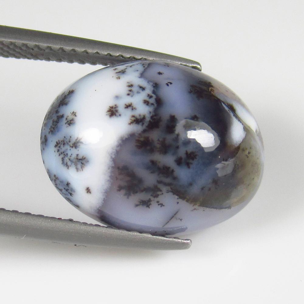 Natural Jasper Quartz - 10.51 Ct: No Reserve! Title: Natural Jasper Quartz - 10.51 Ct Title: Brazil Weight: 10.51 Size/Dimensions: 16.5 x 12.5 x 7.8 mm Additional Information: Pieces : 1 No's / Shape : Oval Cabochon / Color : Black /