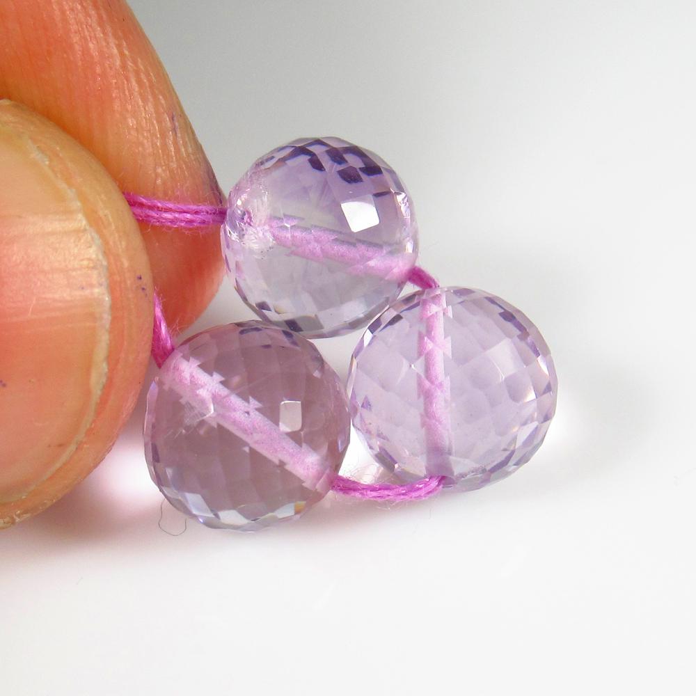 Natural Purple Amethyst Beads - 11.38 Ct (1 of 2)