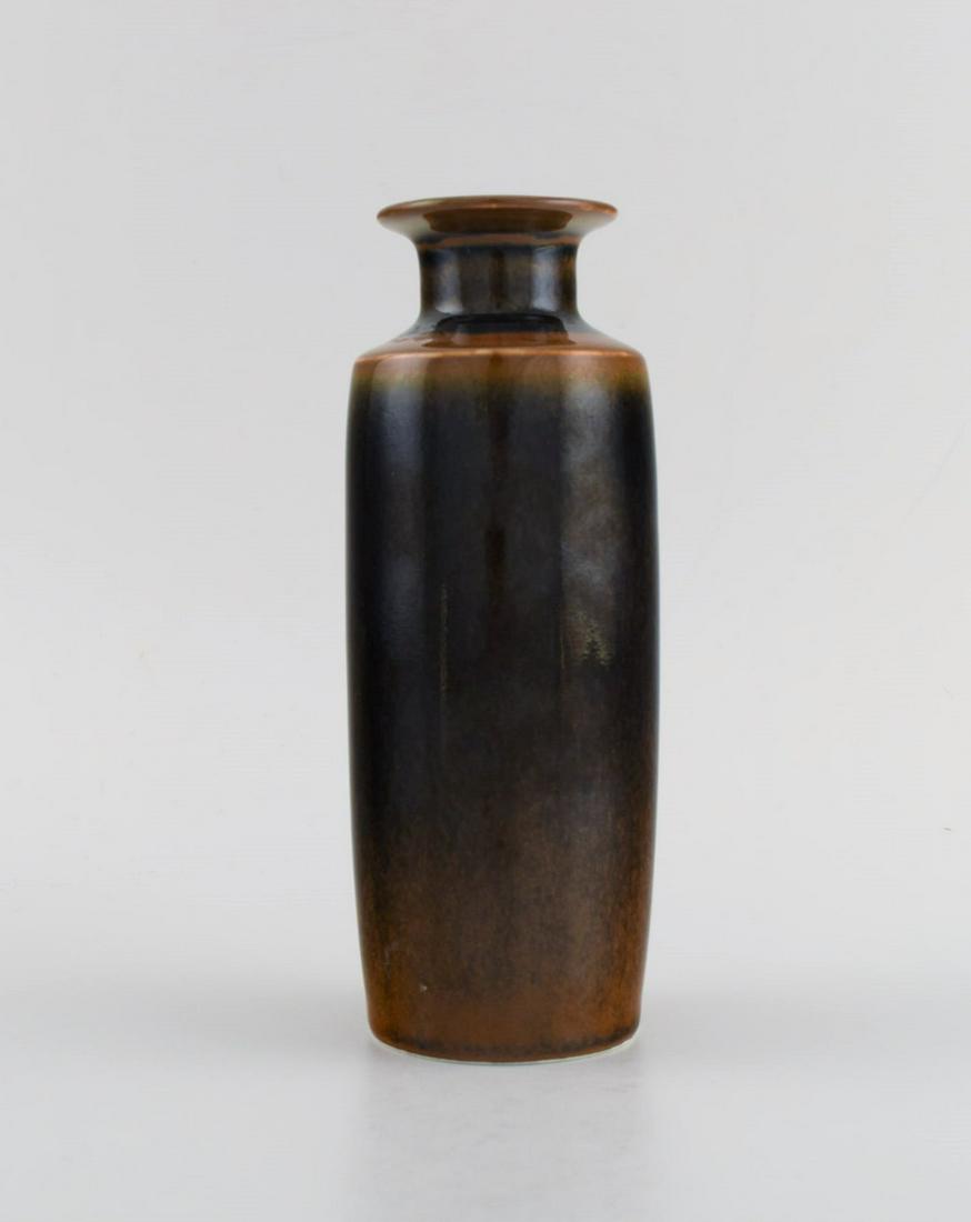 Carl Harry Stålhane (1920-1990) for Rörstrand. Vase in glazed ceramics. Beautiful glaze in (1 of 6)