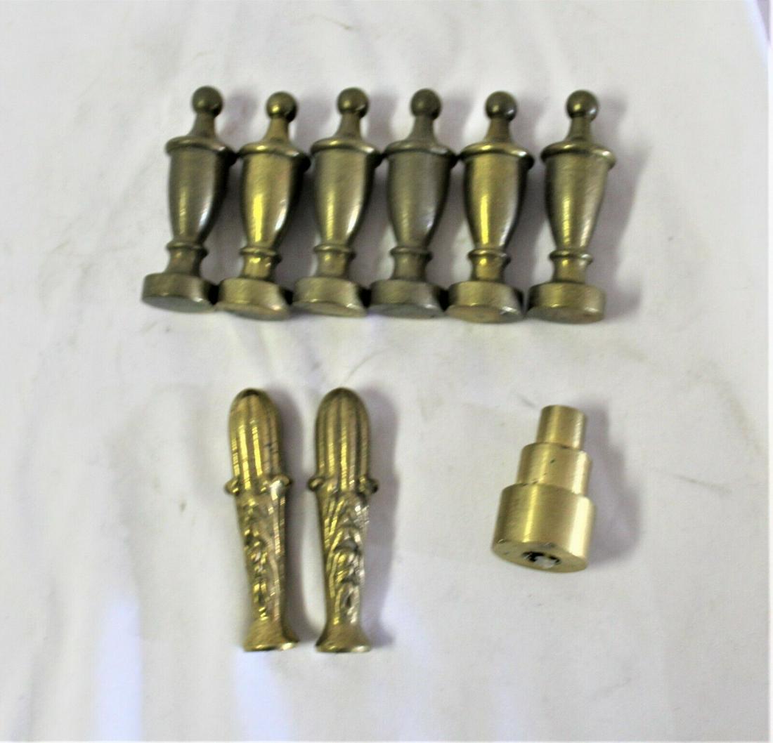 Lamp parts Brass Finials solid cast. (1 of 6)