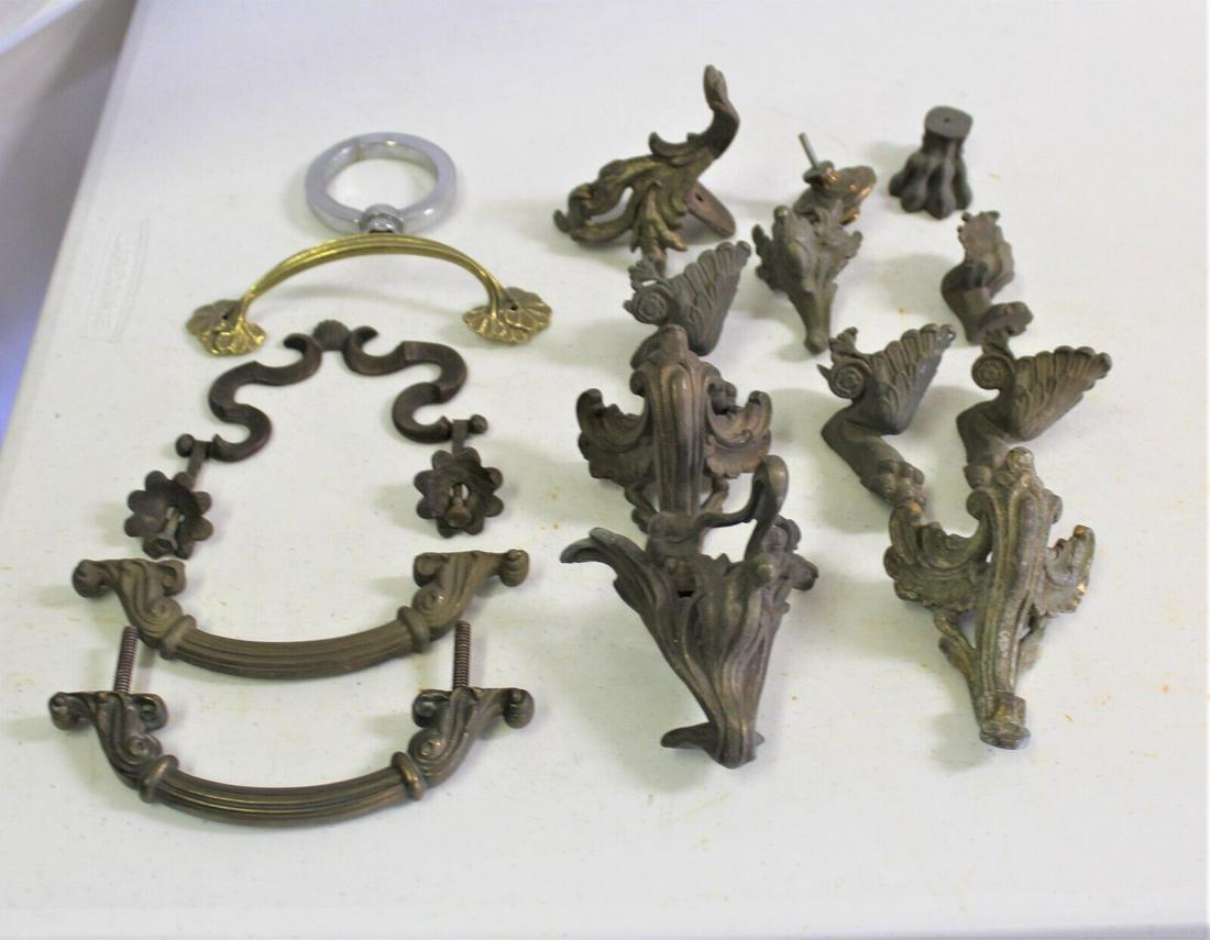 Handles & Clock Legs new and Antique Bronze (1 of 7)