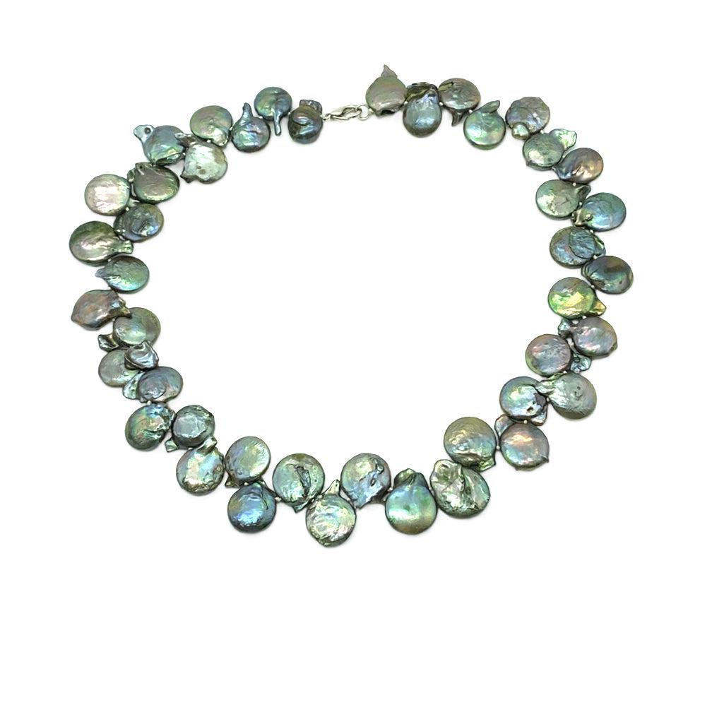 Dyed Baroque Pearl Necklace (1 of 1)