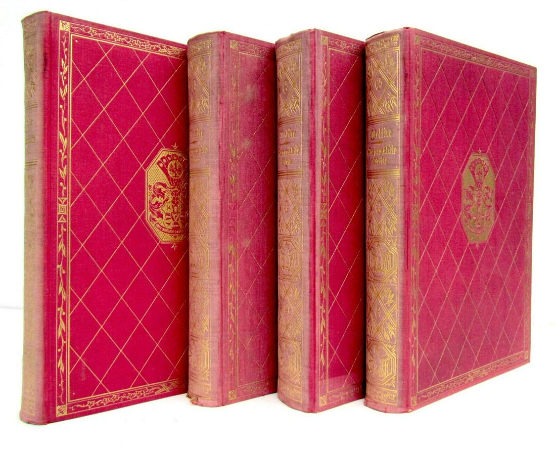 1925 GERMAN GENERAL FIELD MARSHAL MOLTKE WORKS 4 VOLUMES ILLUSTRATED antique (1 of 12)
