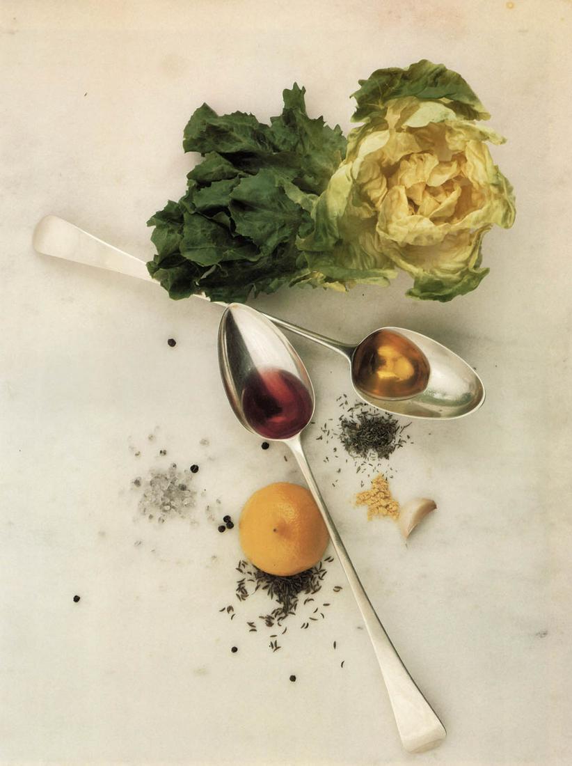 IRVING PENN - Salad Ingredients, New York, 1947: Artist: IRVING PENN Print Title: Salad Ingredients, New York, 1947 Medium: Photolithograph Printed 1990’s in the US Image size (inches) approx. 10.5 x 8” Irving Penn was an American photog