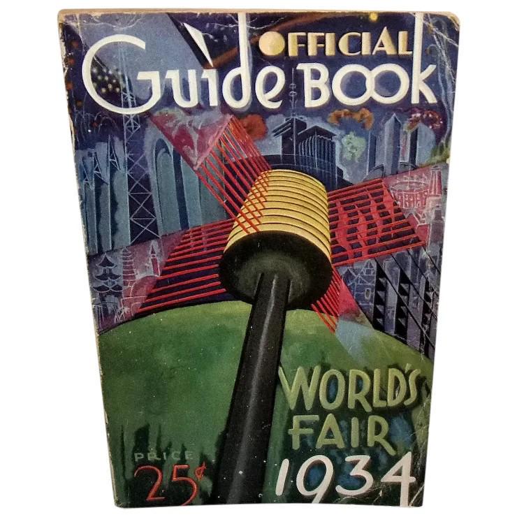 Vintage Official Guide Book of the World’s Fair of 1934 (1 of 13)