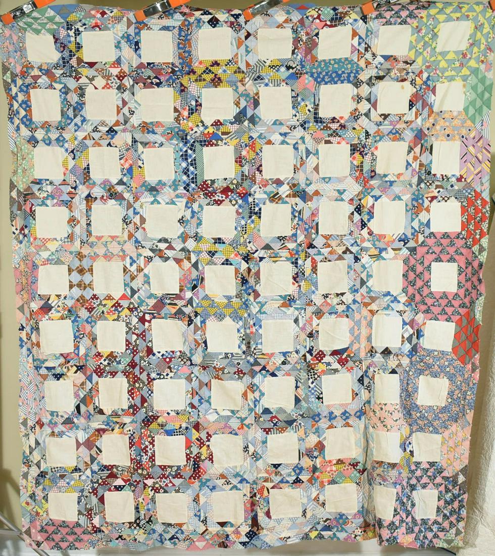 Graphic 30's Ocean Waves Quilt Top (1 of 11)