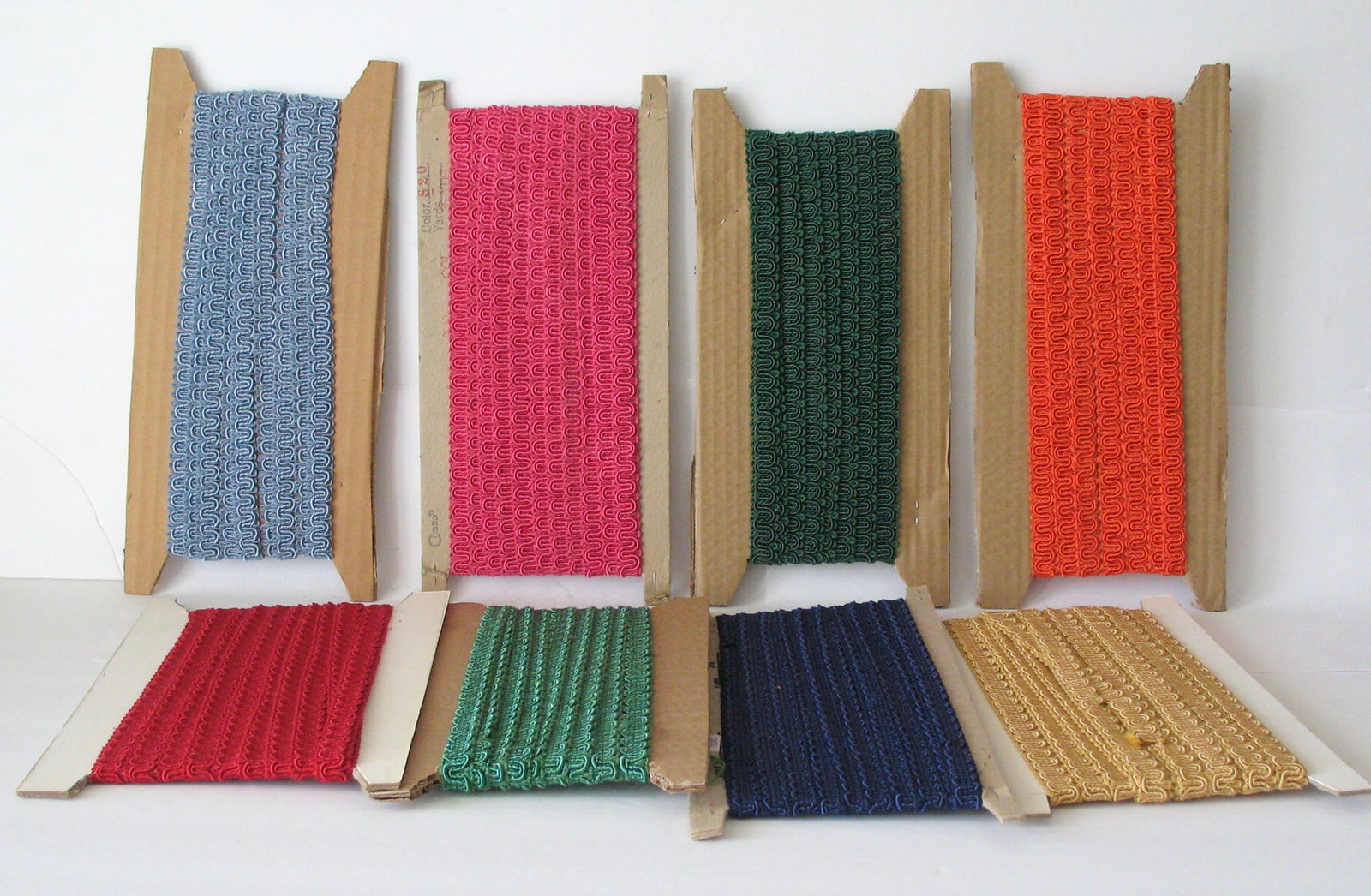 Vintage millinery shop trim display cards. (1 of 4)