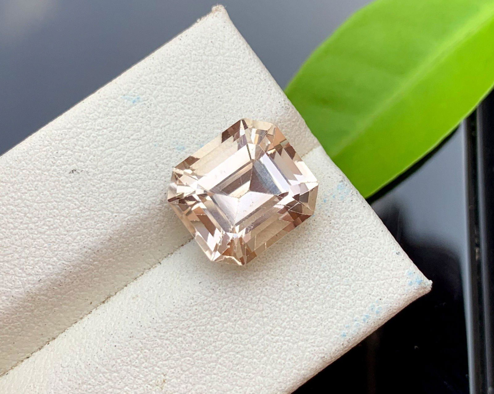 Natural Golden Topaz Emerald Shape Gemstone , Golden Color Natural Faceted Topaz Stone For Sale - 12 (1 of 4)