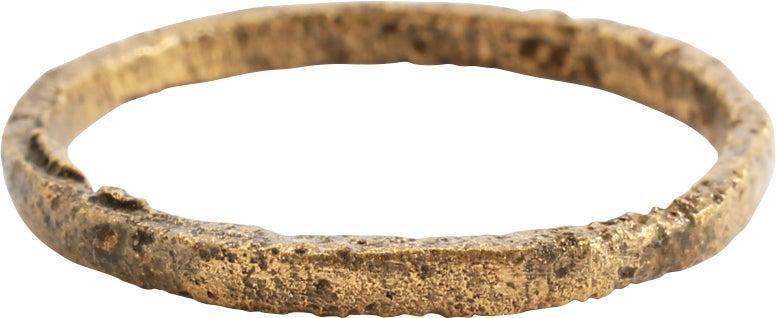 ANCIENT VIKING MAN'S WEDDING RING C.850-1050 AD, SZ 10 1/4 (1 of 4)