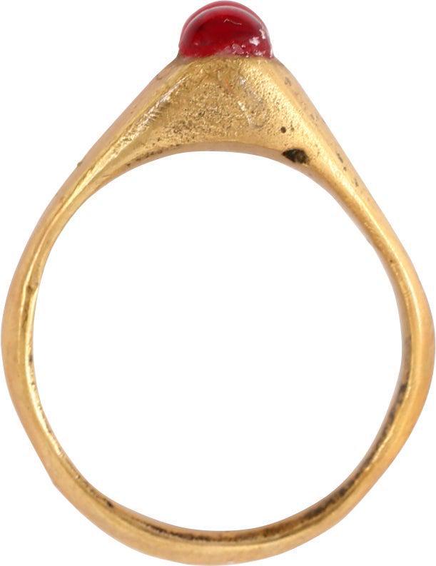 MEDIEVAL EUROPEAN WOMAN'S RING SIZE 6 3/4 (1 of 4)