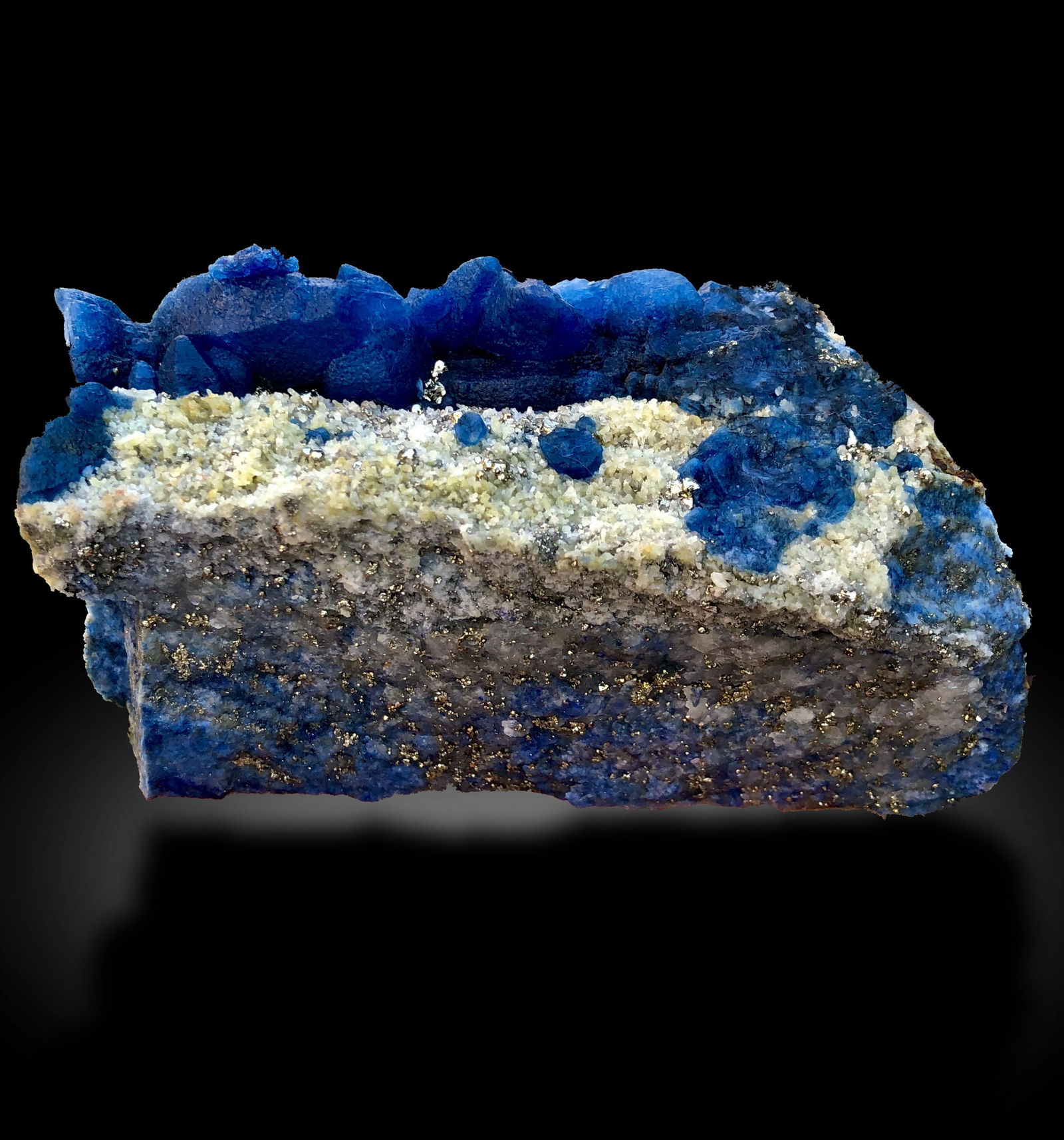 AAA Quality Damage Free Deep Royal Blue Aghanite Crystal Cluster Specimen (1 of 7)