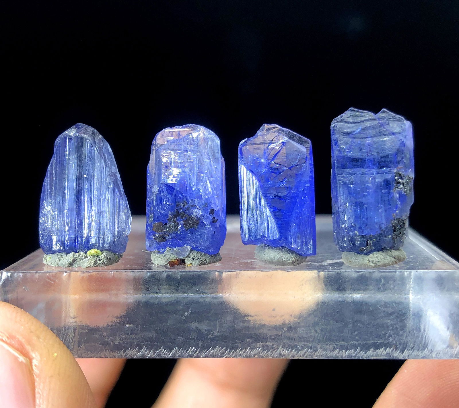 Natural Terminated Tanzanite Crystals Lot, Tanzanite Rough, Tanzanite Gemstone, Tanzanite For Sale - (1 of 8)