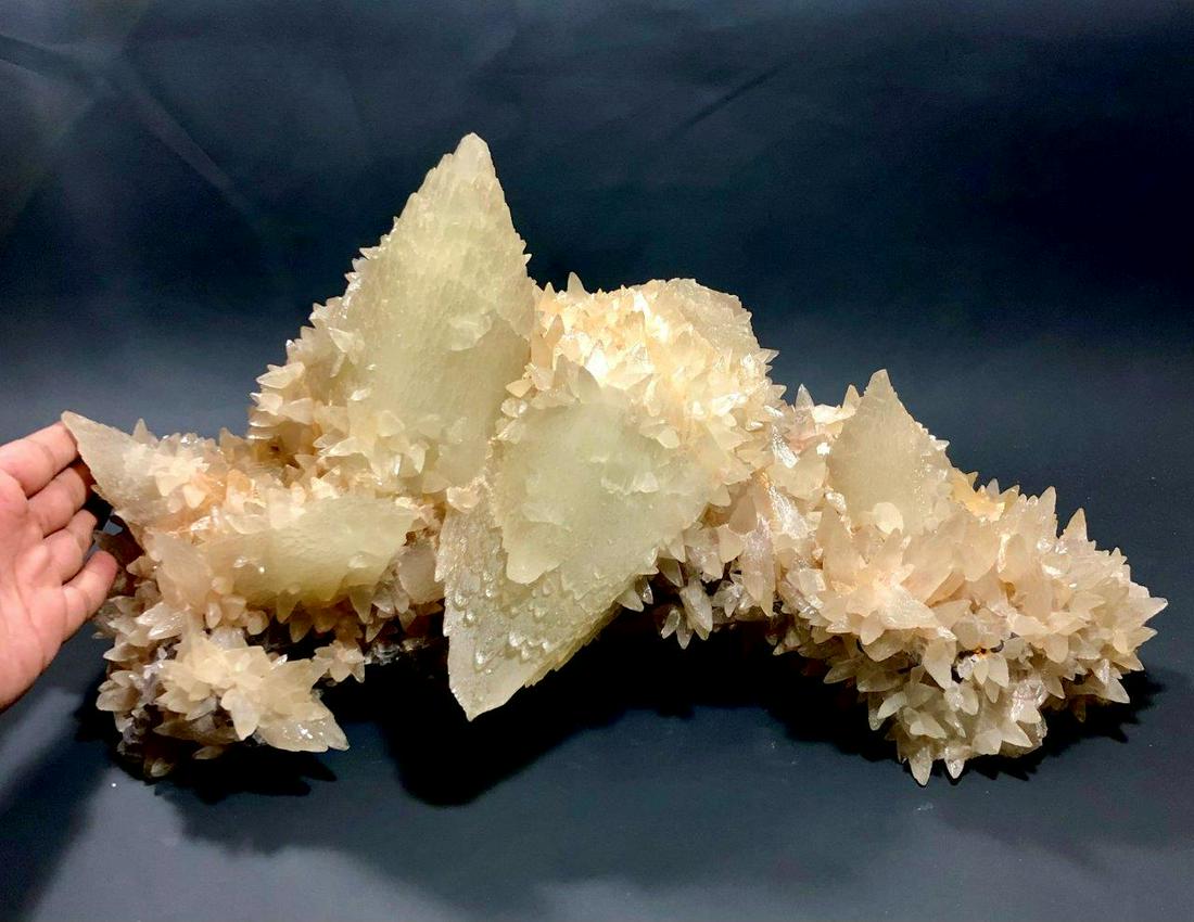 Dogtooth Caclite Mineral - Collection Piece - 12 KG- 42X28X20 cm (1 of 4)